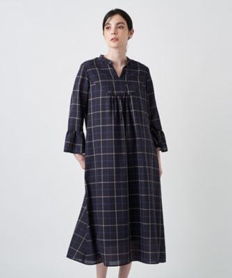 ＜Leilian (Women)＞チェックフレアワンピース