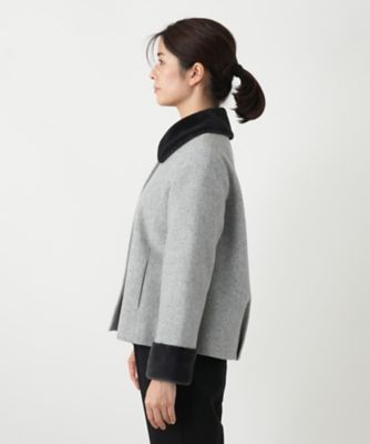 フェイクファー切替ジャケット | BOURGE (Women)/ブールジュ | 三越 