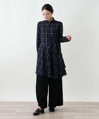 チェックティアードフリルブラウス | BOURGE (Women)/ブールジュ