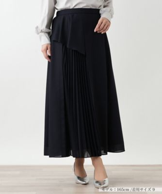 ＜BOURGE (Women)＞ラッフルプリーツ切替スカート