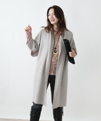 ペイズリー柄ハイネックカットソー【Leilian WHITE