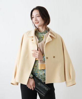 小花柄ハイネックカットソー【Leilian WHITE LABEL