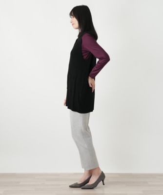 カシミヤニットベスト【Leilian WHITE LABEL