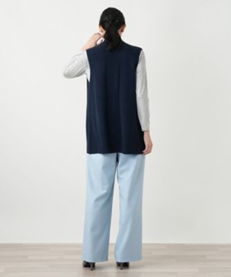 カシミヤニットベスト【Leilian WHITE LABEL