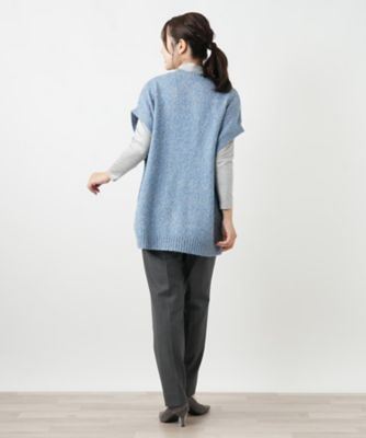 ラメニットベスト【Leilian WHITE LABEL】 | Leilian