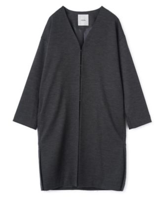 ＜Leilian (Women)＞ノーカラーＶネックコート