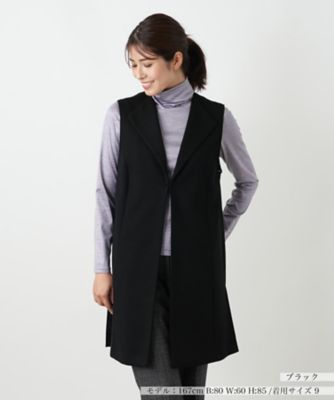 Leilian (Women)/レリアン ラペルドベスト 99クロ トップス【三越伊勢丹/公式】