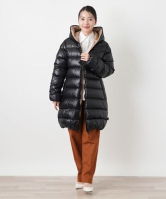 フーデッドダウンコート【DUVETICA】 | Leilian (Women 