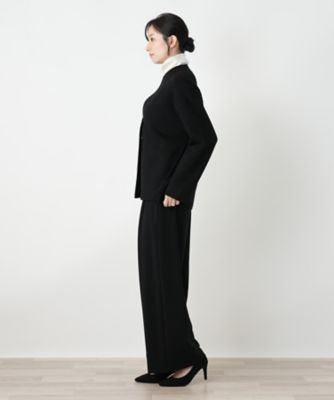 異素材切替ノーカラージャケット | BOURGE (Women)/ブールジュ | 三越