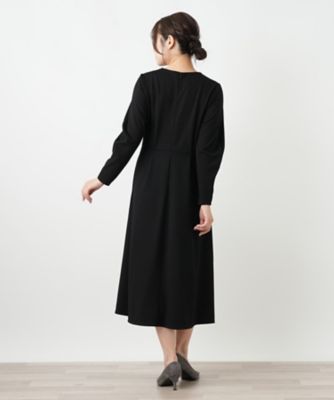 Vネックフレアワンピース | BOURGE (Women)/ブールジュ | 三越伊勢丹