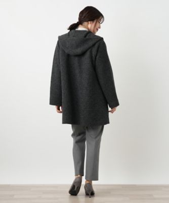 美品♡2021年♡SueUNDERCOVER ツイード フーデッドコート 1 美品♡2021年♡SueUNDERCOVER ツイード フーデッドコート 1