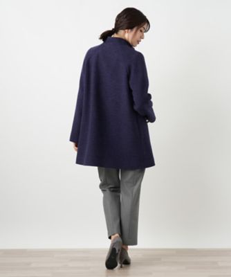 スタンドカラーショートコート【Leilian WHITE LABEL