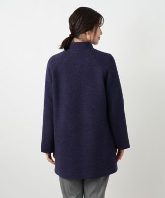 スタンドカラーショートコート【Leilian WHITE LABEL