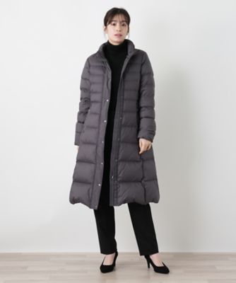 スタンドカラーダウンコート【Leilian WHITE LABEL