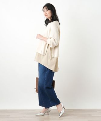 ワイドデニムパンツ【L JEANS】 | Leilian (Women)/レリアン 