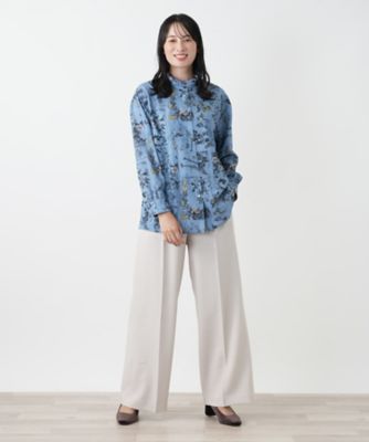 花柄プリントブラウス | Leilian (Women)/レリアン | 三越伊勢丹