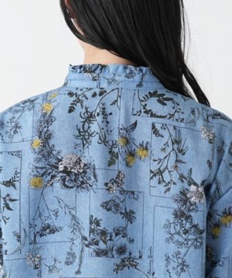 花柄プリントブラウス | Leilian (Women)/レリアン | 三越伊勢丹