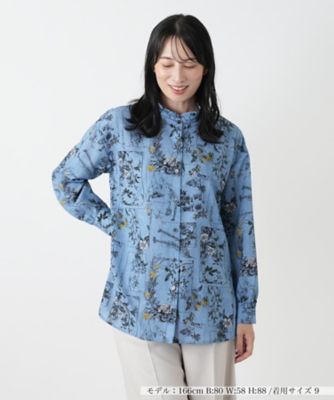 ＜Leilian (Women)＞花柄プリントブラウス