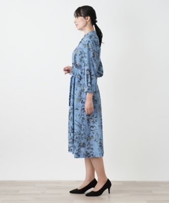 花柄ワンピース レリアン 花柄フレアシャツワンピース | Leilian (Women)/レリアン | 三越