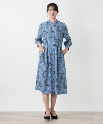 花柄ワンピース レリアン 花柄フレアシャツワンピース | Leilian (Women)/レリアン | 三越