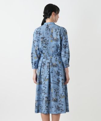 花柄フレアシャツワンピース | Leilian (Women)/レリアン | 三越