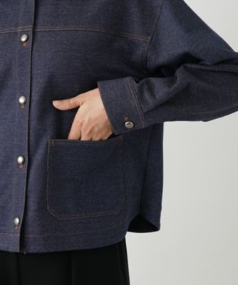 レリアンデニム調ジャケット　日本製 デニム調ジャケット|レリアン | レリアン公式オンラインストア