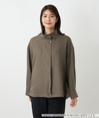 比翼スタンドカラージャケット | Leilian (Women)/レリアン | 三越