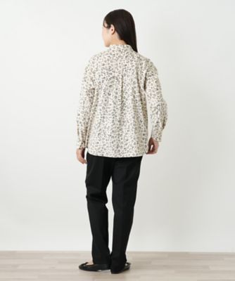 レオパード柄ブラウス【MUSE BY ROCHAS Premiere