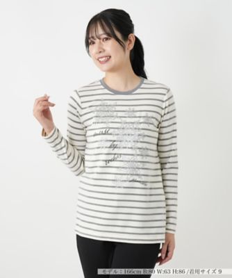 ボーダーカットソー【MUSE BY ROCHAS