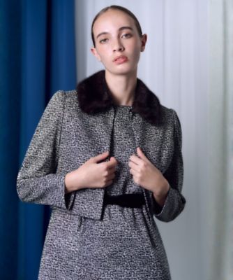 ＜BOURGE (Women)＞襟付きショートジャケット