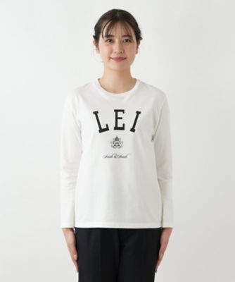 ロゴクルーネックカットソー | Leilian (Women)/レリアン | 三越伊勢丹