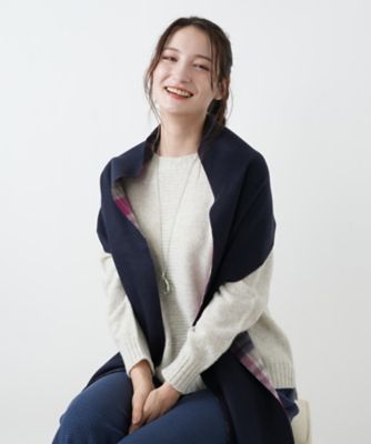 カシミヤタータンチェックストール【JOHNSTONS】 | Leilian