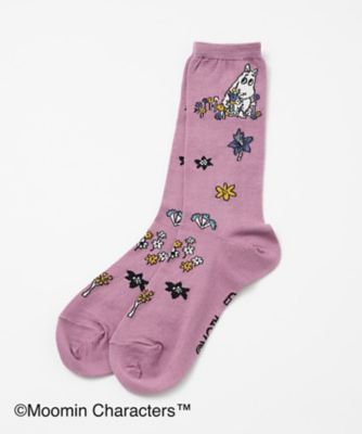 Leilian (Women)/レリアン ムーミン ソックス 74アカ 靴下【三越伊勢丹/公式】