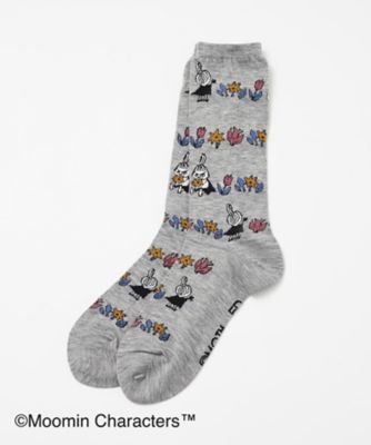 Leilian (Women)/レリアン ムーミン ソックス 94ライトグレー 靴下【三越伊勢丹/公式】