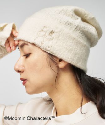 ＜Leilian (Women)＞ムーミン　カシミヤニット帽【２５年１１月カタログ】