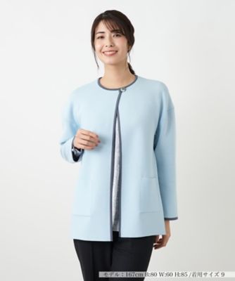 ＜Leilian (Women)＞リバーシブルニットジャケット