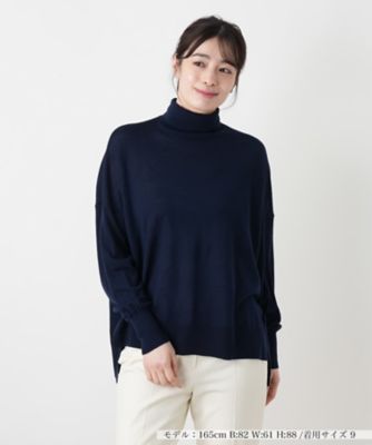＜Leilian (Women)＞タートルネックニットプルオーバー