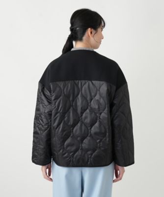 異素材切替キルティングブルゾン | Leilian (Women)/レリアン | 三越