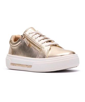 クラークス　ビジネススニーカー Clarks 052K Hollyrose Zip ホリローズジップ