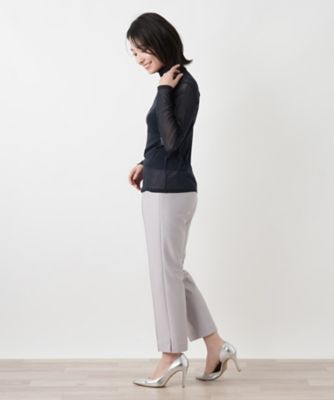 シルク混ハイネックカットソー | Leilian (Women)/レリアン | 三越