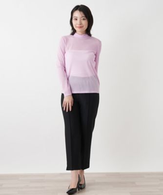 シルク混ハイネックカットソー | Leilian (Women)/レリアン | 三越