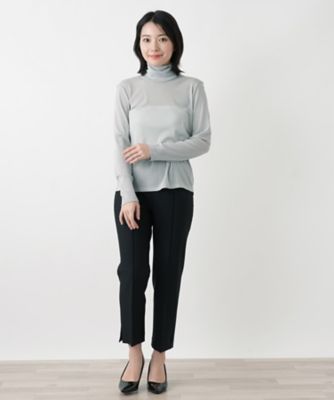 シルク混ハイネックカットソー | Leilian (Women)/レリアン | 三越