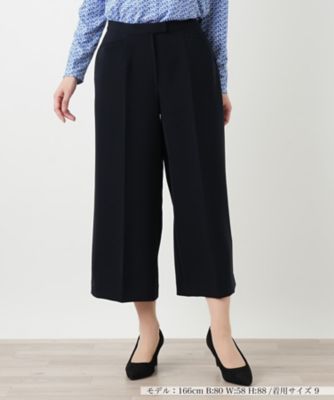 ＜Leilian (Women)＞コンフォートストレッチワイドパンツ