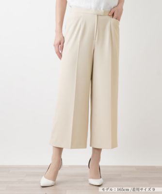 ＜Leilian (Women)＞ストレッチガウチョパンツ