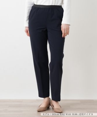 ＜Leilian (Women)＞ウエストラメテーパードパンツ