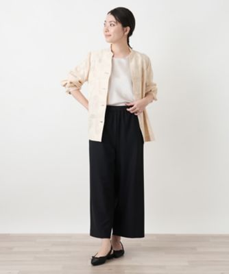 ストレッチワイドパンツ | Leilian (Women)/レリアン | 三越伊勢丹