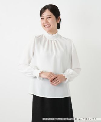 Leilian レリアン 未使用タグ付 ブラウス 9号 イタリア製生地 日本製 ブラウス | Leilian (Women)/レリアン | 三越伊勢丹オンラインストア
