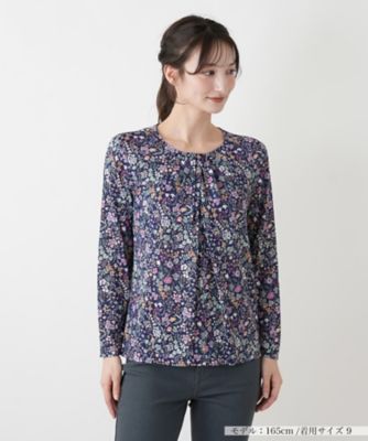 ＜Leilian (Women)＞小花柄クルーネックカットソー【ＢＩＮＤＡ】