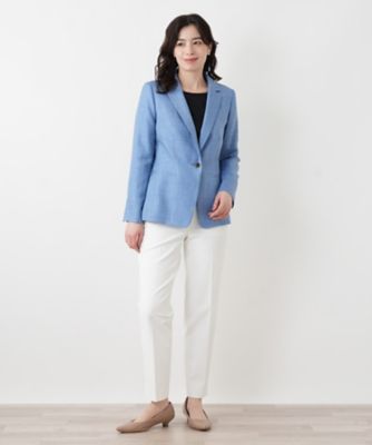 シルク混ブレザー【LORO PIANA】 | Leilian (Women)/レリアン