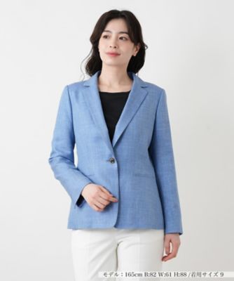 ＜Leilian (Women)＞シルク混ブレザー【ＬＯＲＯ　ＰＩＡＮＡ】